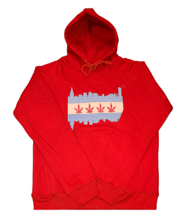Red Chi-High Hoodie