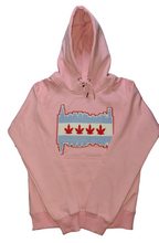 Load image into Gallery viewer, Pink Chenille Patch Chi-High Hoodie
